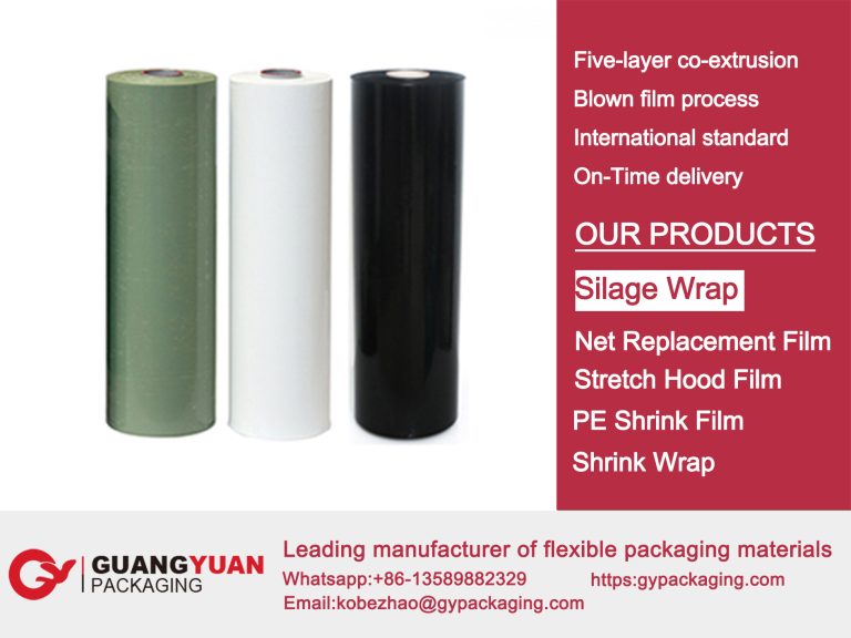 Silage wrap for sale,silage film supplier,plastic bale wrap
