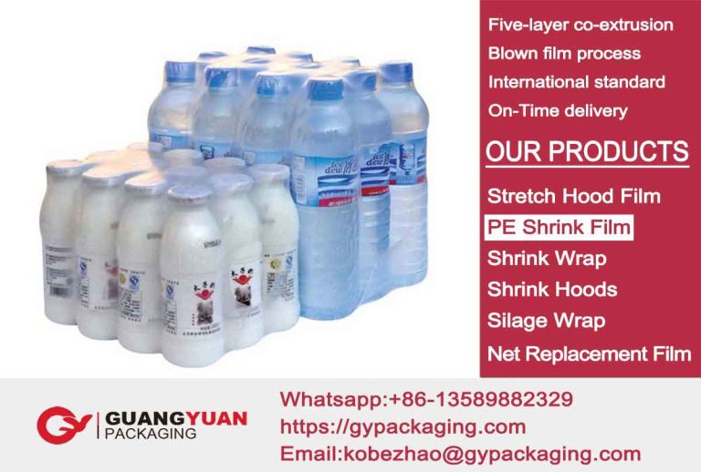 Shrink wrap packaging for bottles,collation shrink film manufacturers,ldpe heat shrink roll